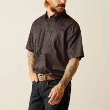 Ariat Mens VentTEK Classic Fit Shirt Black