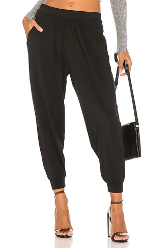 Bobi Jersey Jogger in Black