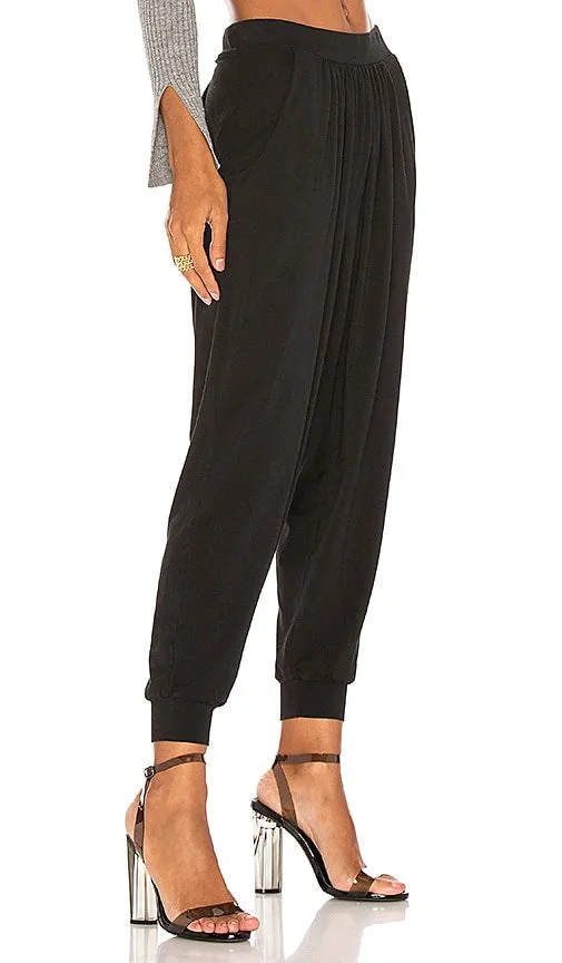 Bobi Jersey Jogger in Black