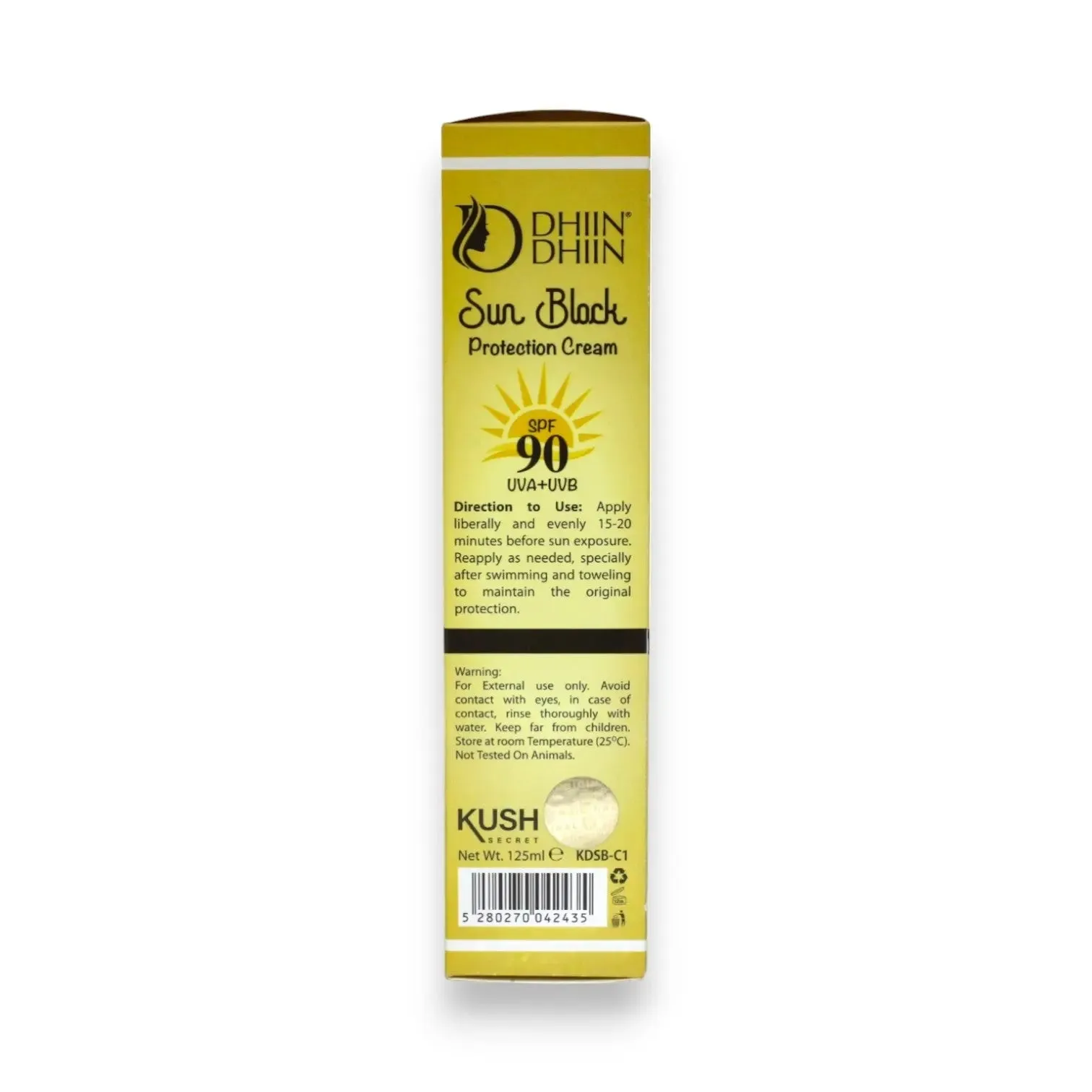 Dhiin Dhiin Sunblock Protection Gel SPF 90,  125ml
