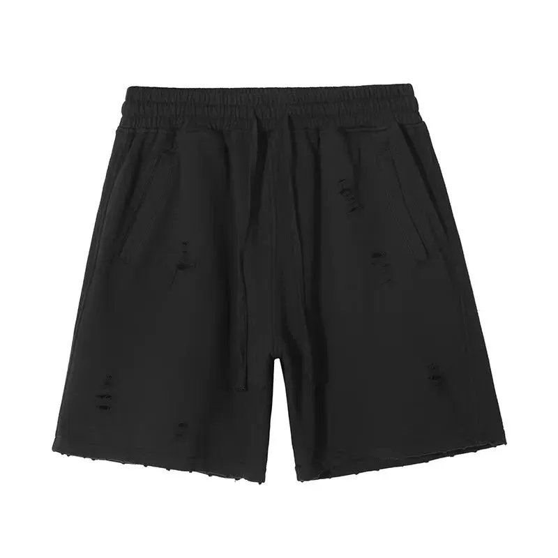 Distressed shorts