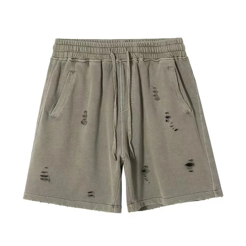 Distressed shorts