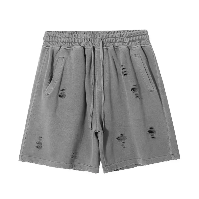 Distressed shorts