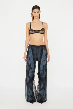 Encased Lace Denim