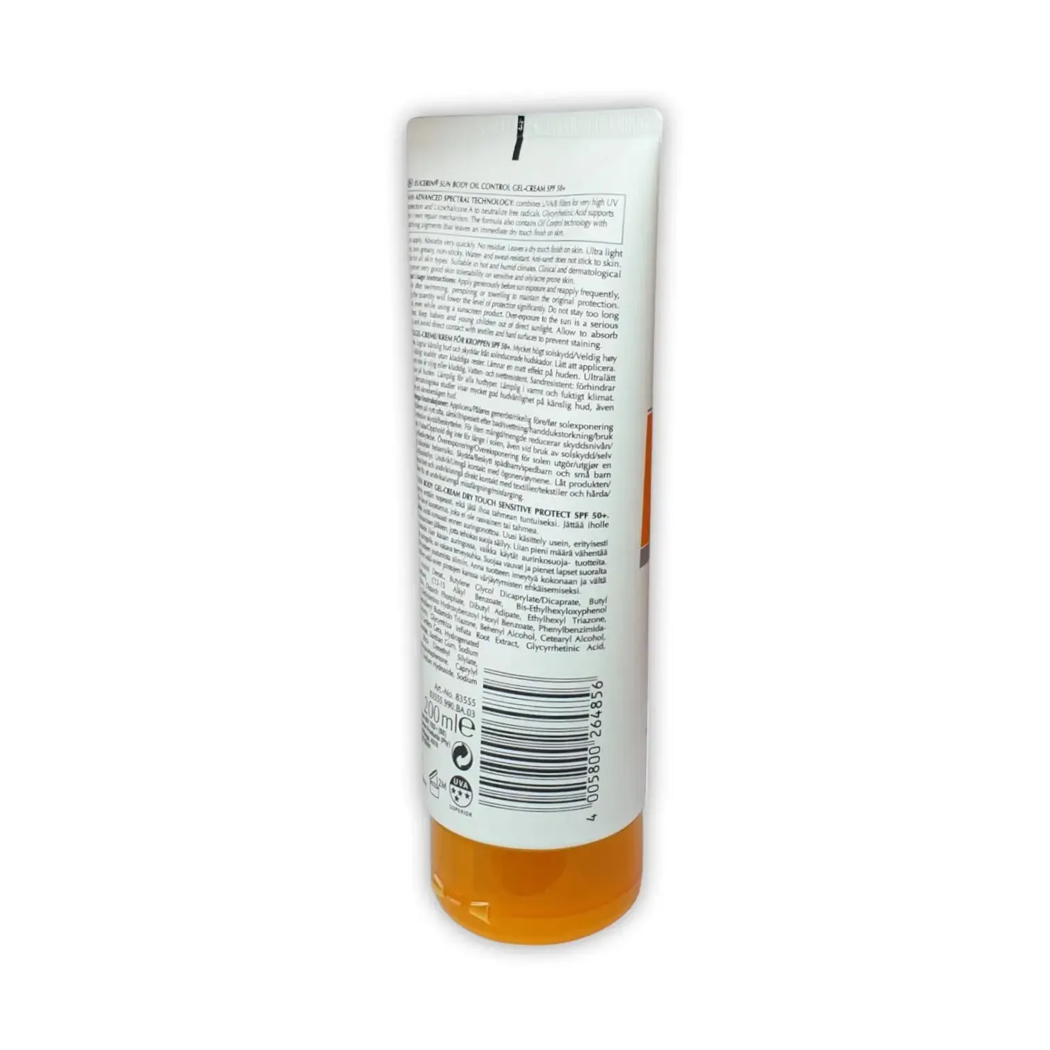 Eucerin Oil Control Dry Touch Sun Gel Cream SPF50 200ml