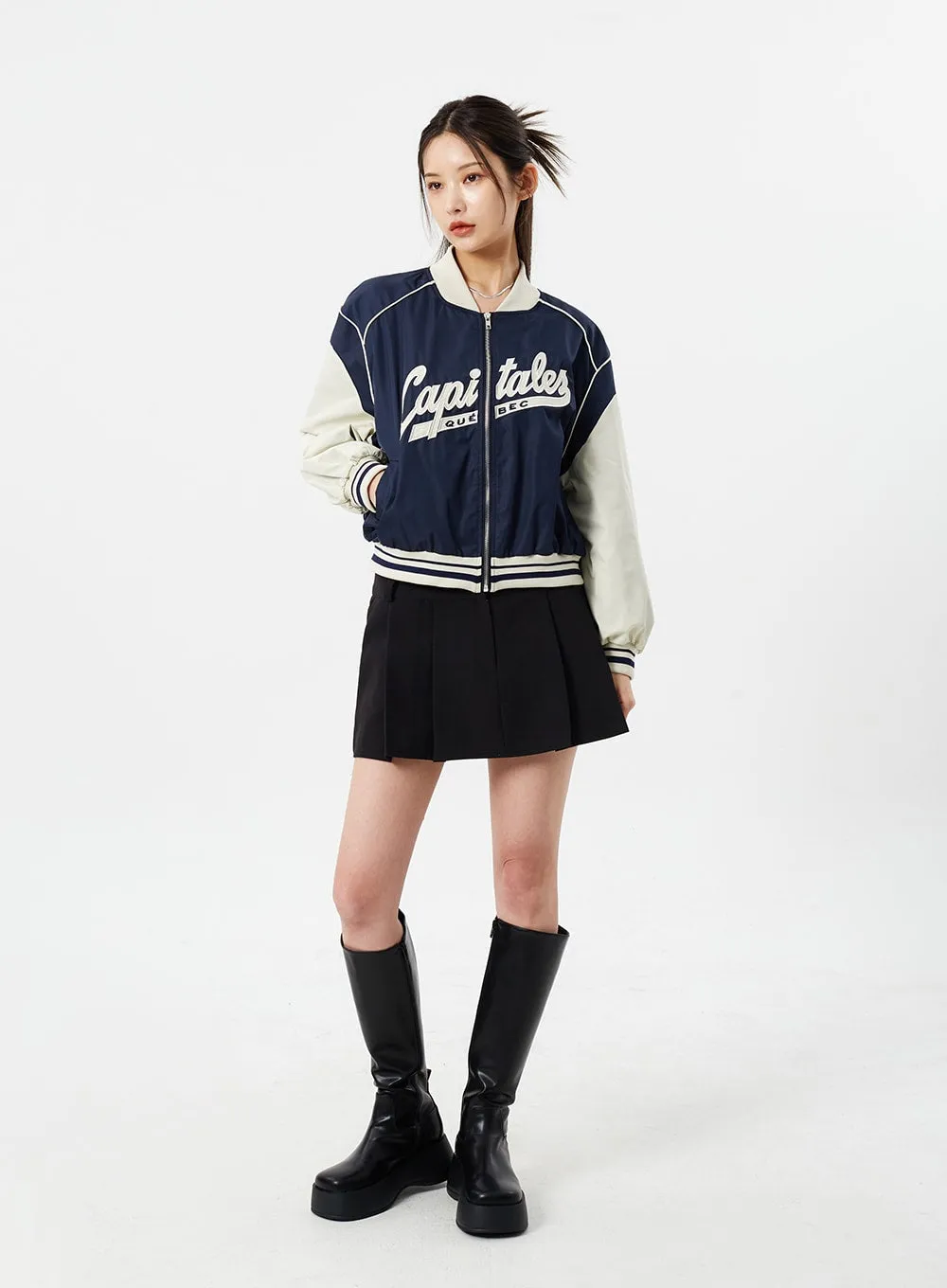 Graphic Bomber Jacket CM308