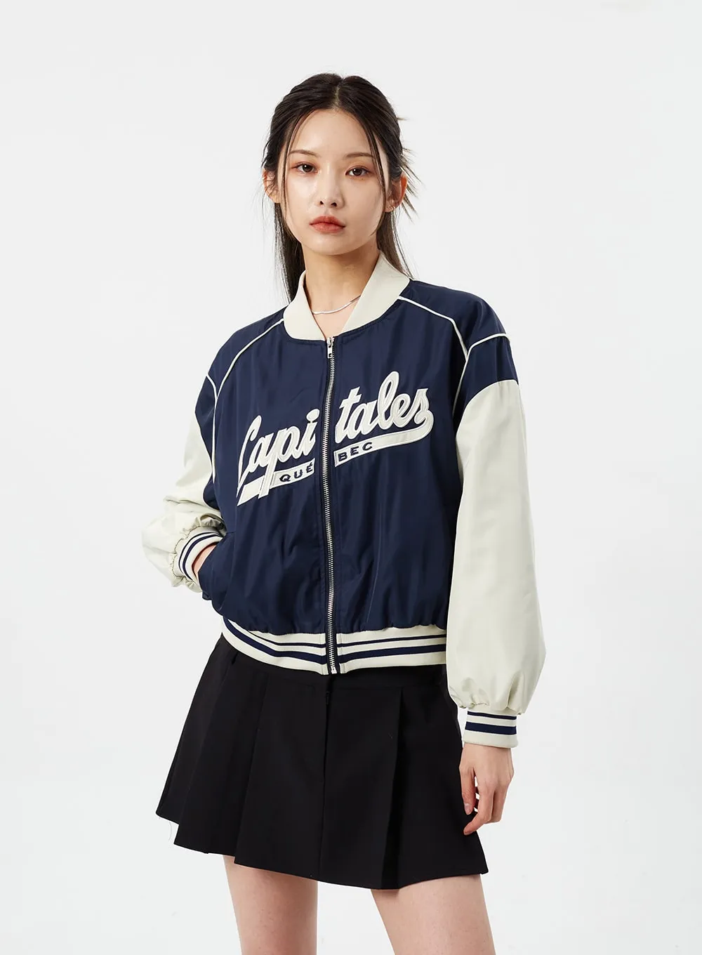 Graphic Bomber Jacket CM308