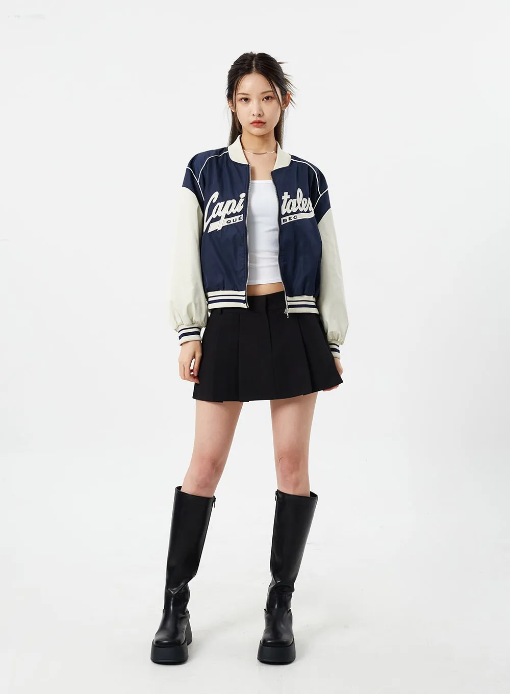 Graphic Bomber Jacket CM308