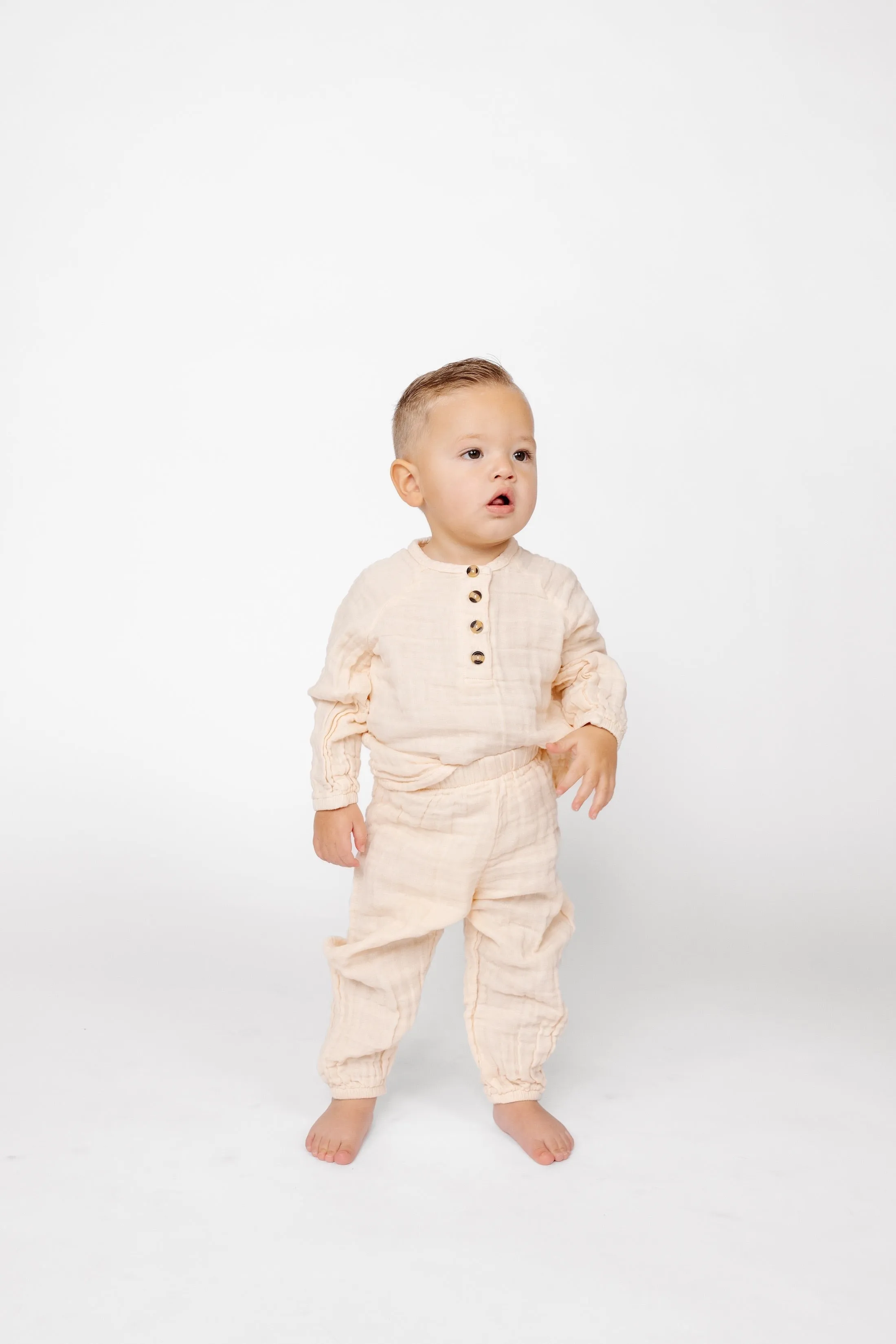 Jogger Pants - Cream