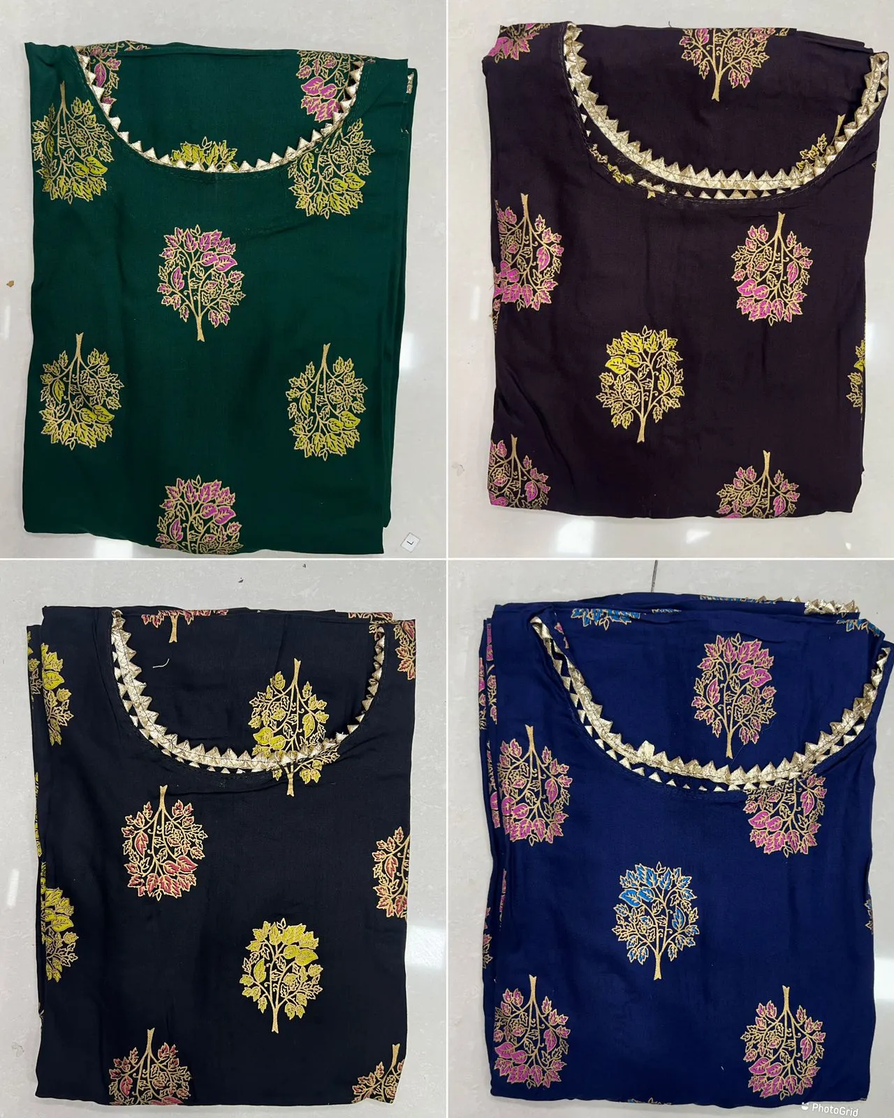 Kaftan Vol 5 Rayon Gold Print Kaftan (549x4)