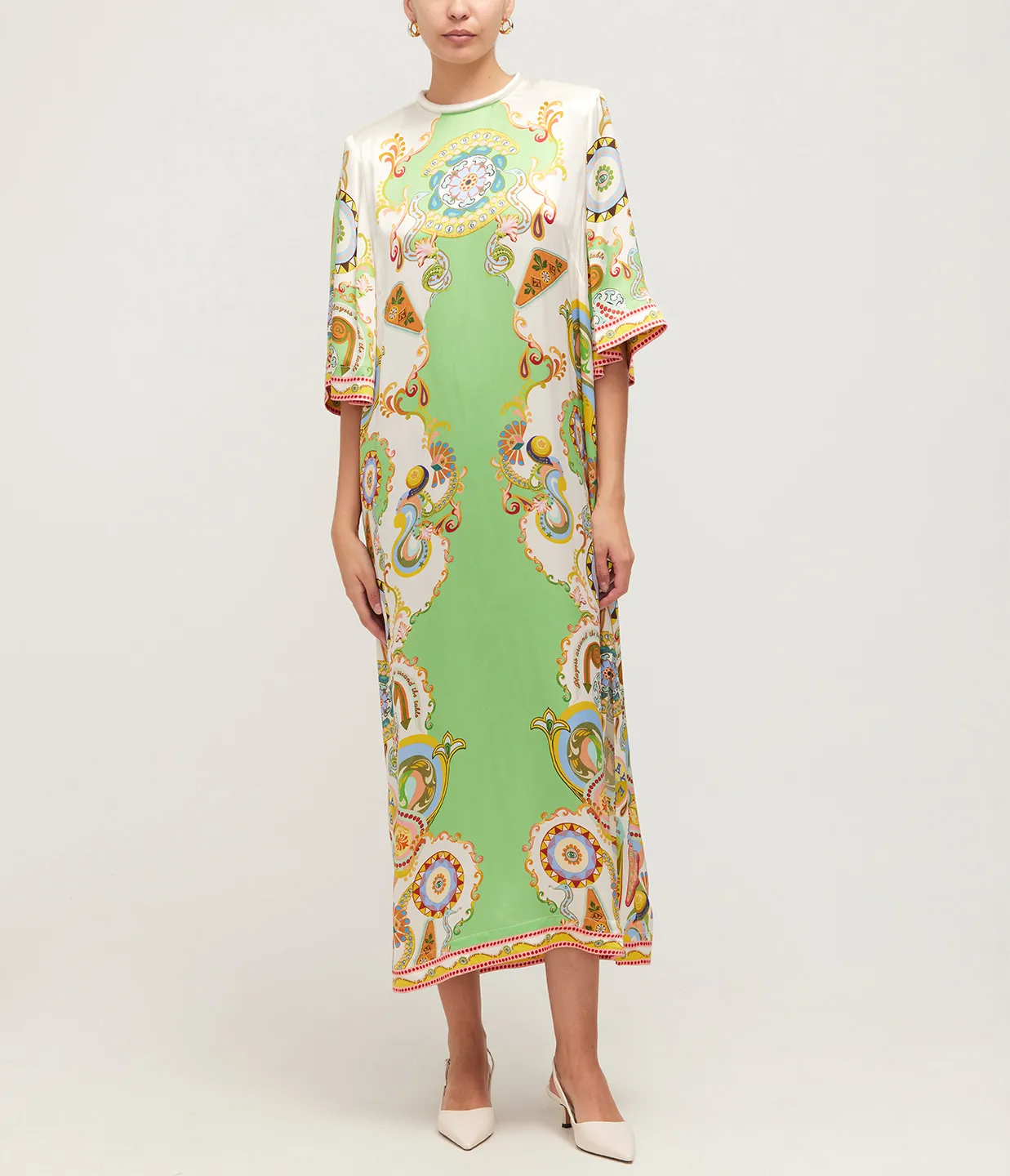 Pinball Midi Dress in Multi
