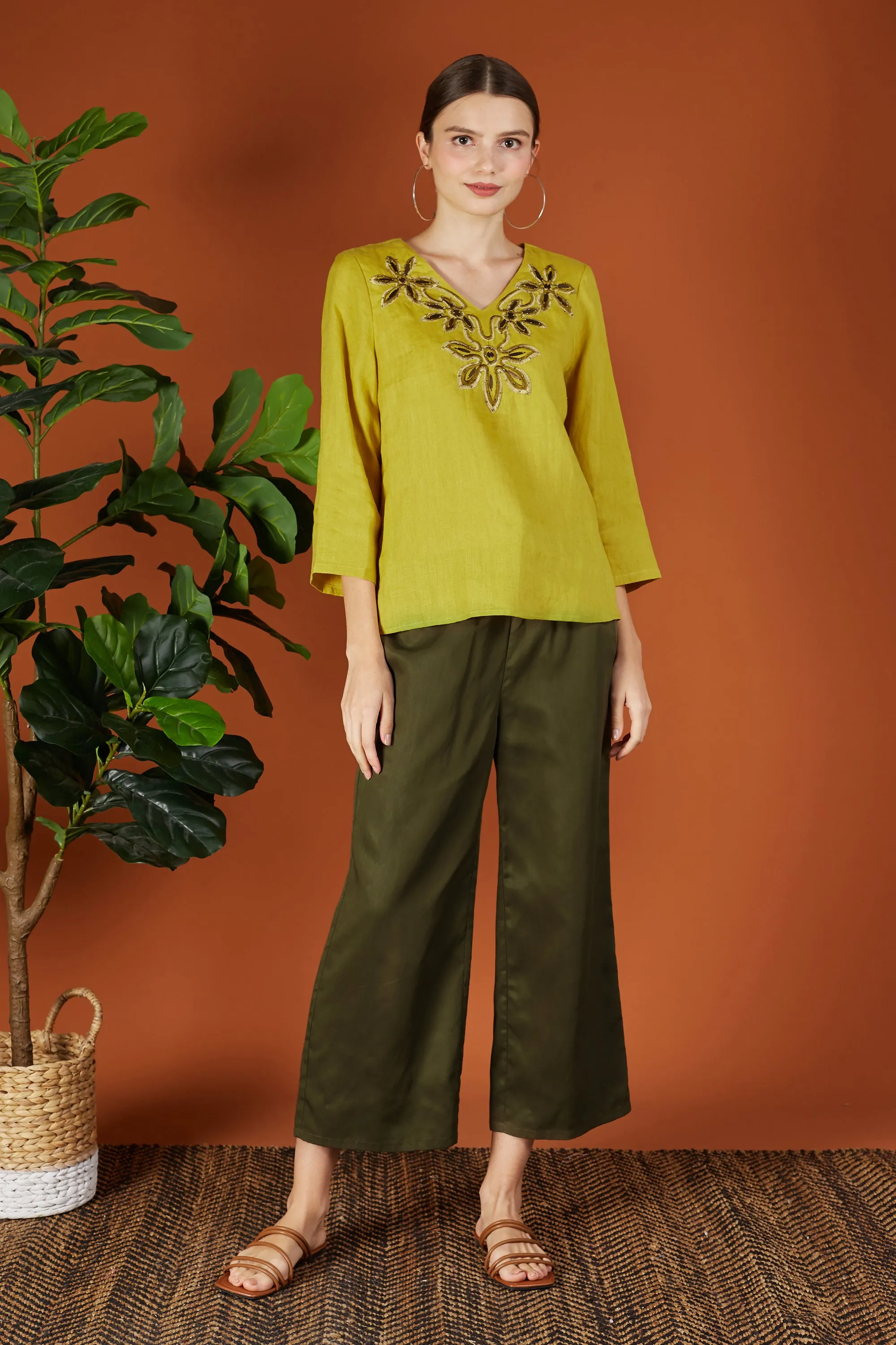Raelynn Wide Leg Trousers