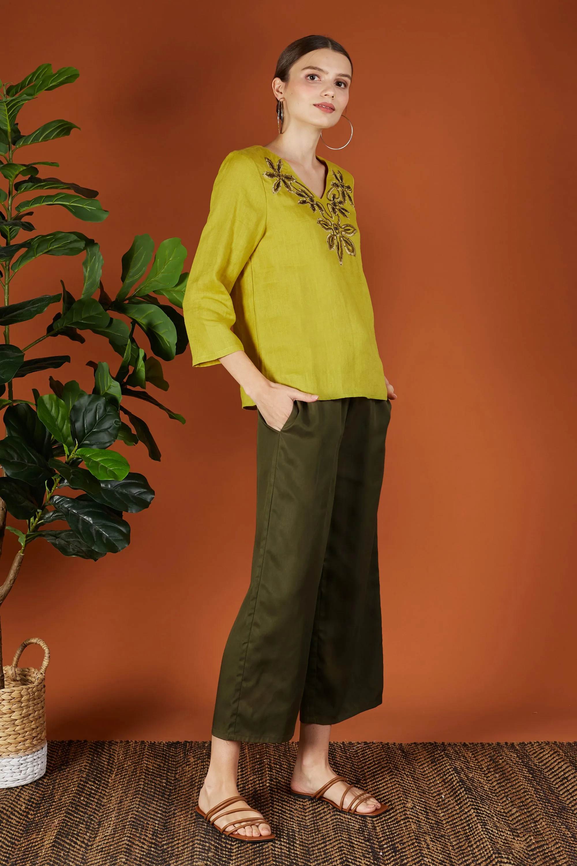 Raelynn Wide Leg Trousers