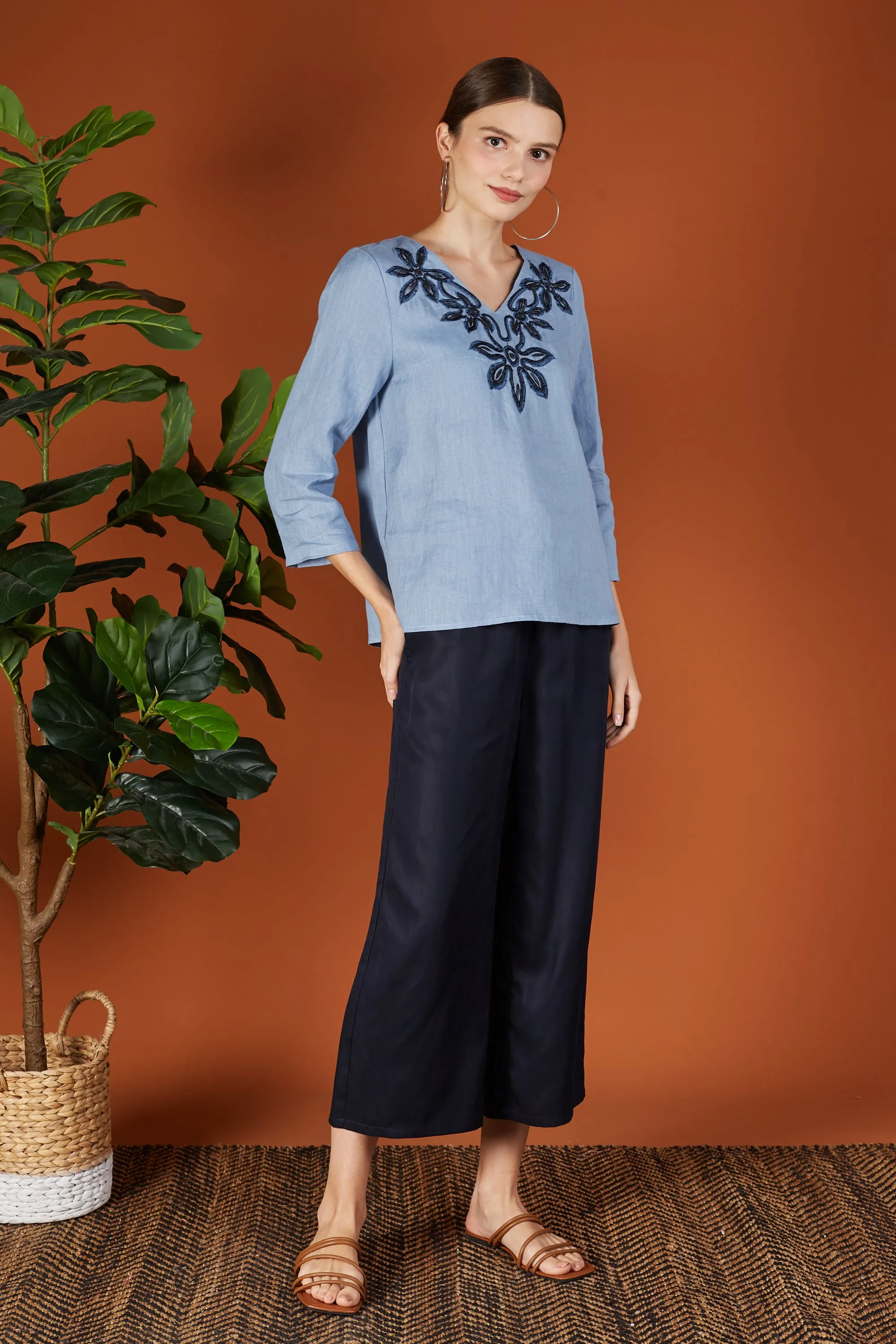 Raelynn Wide Leg Trousers
