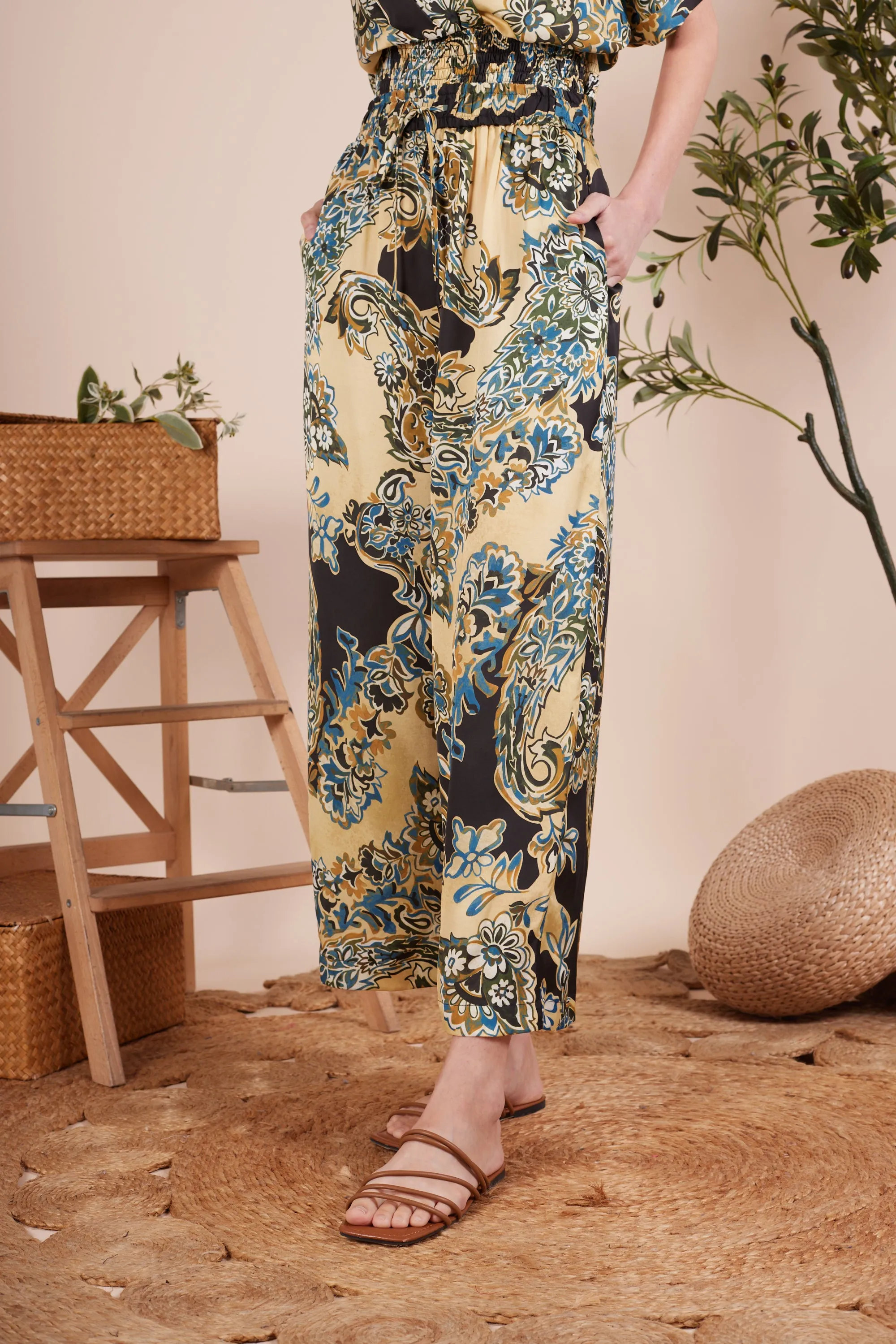 SAMANTHA WIDE LEG PANTS