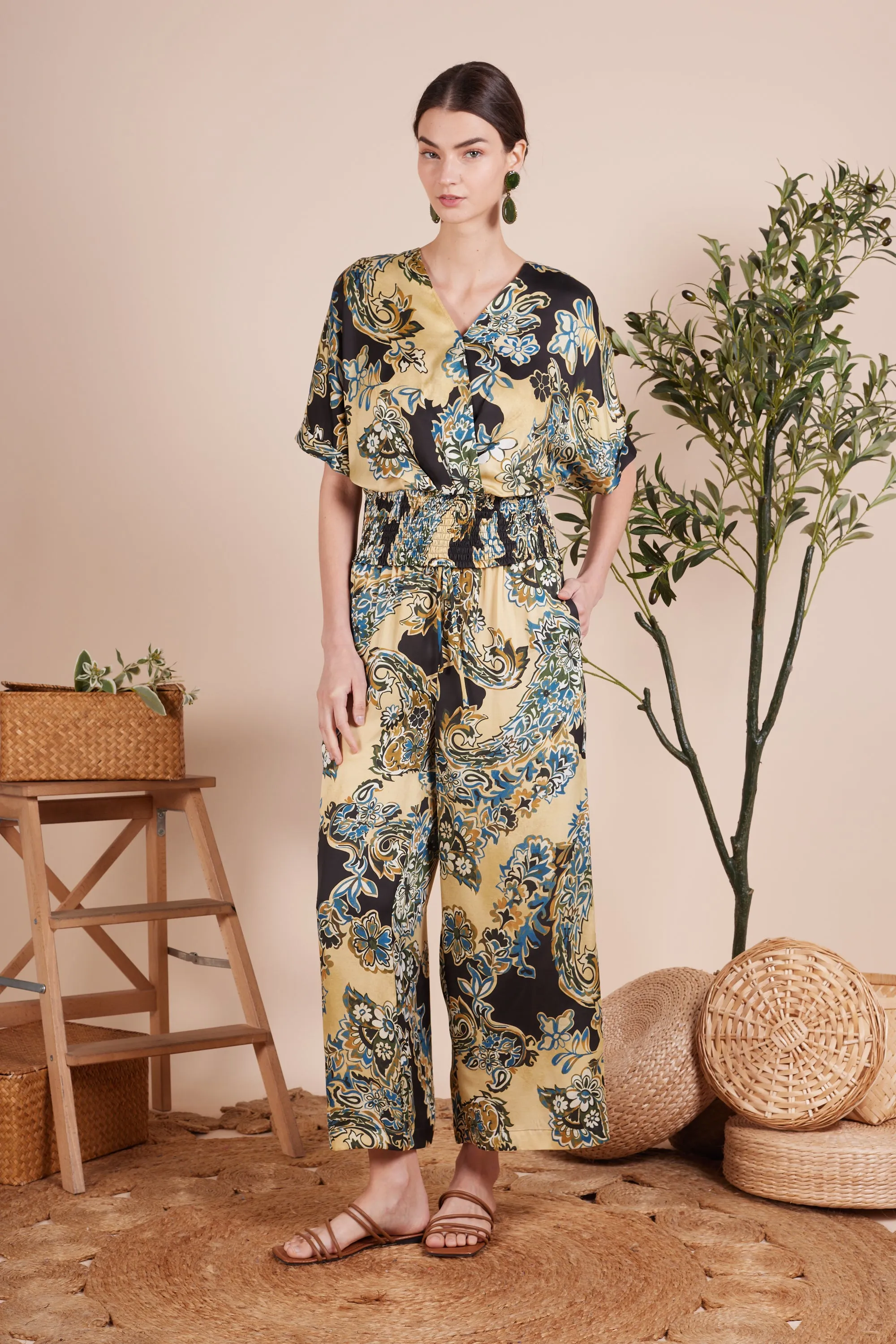 SAMANTHA WIDE LEG PANTS