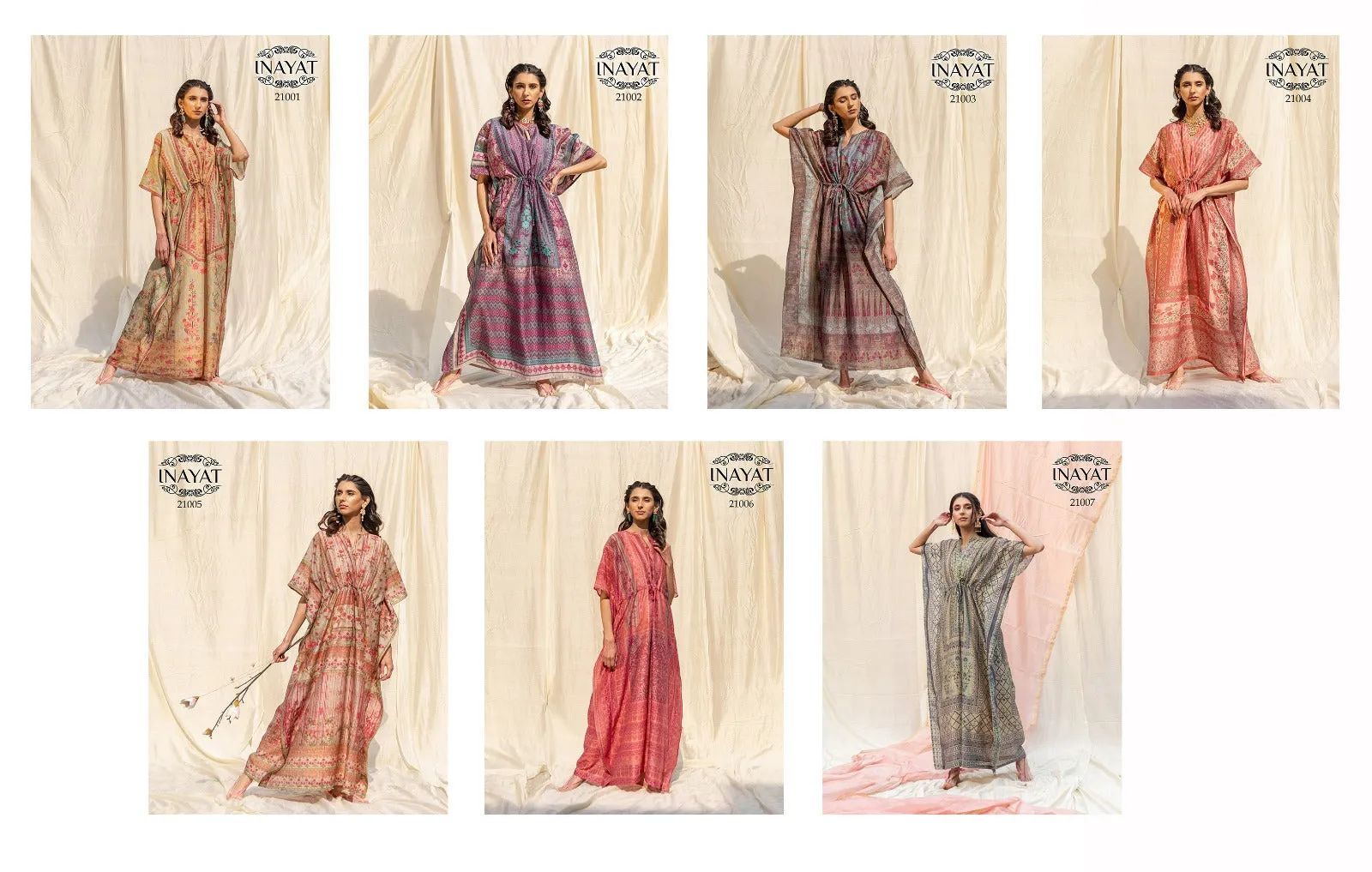 Stylish Designer Soft Silk Kaftaan Inayat 21005