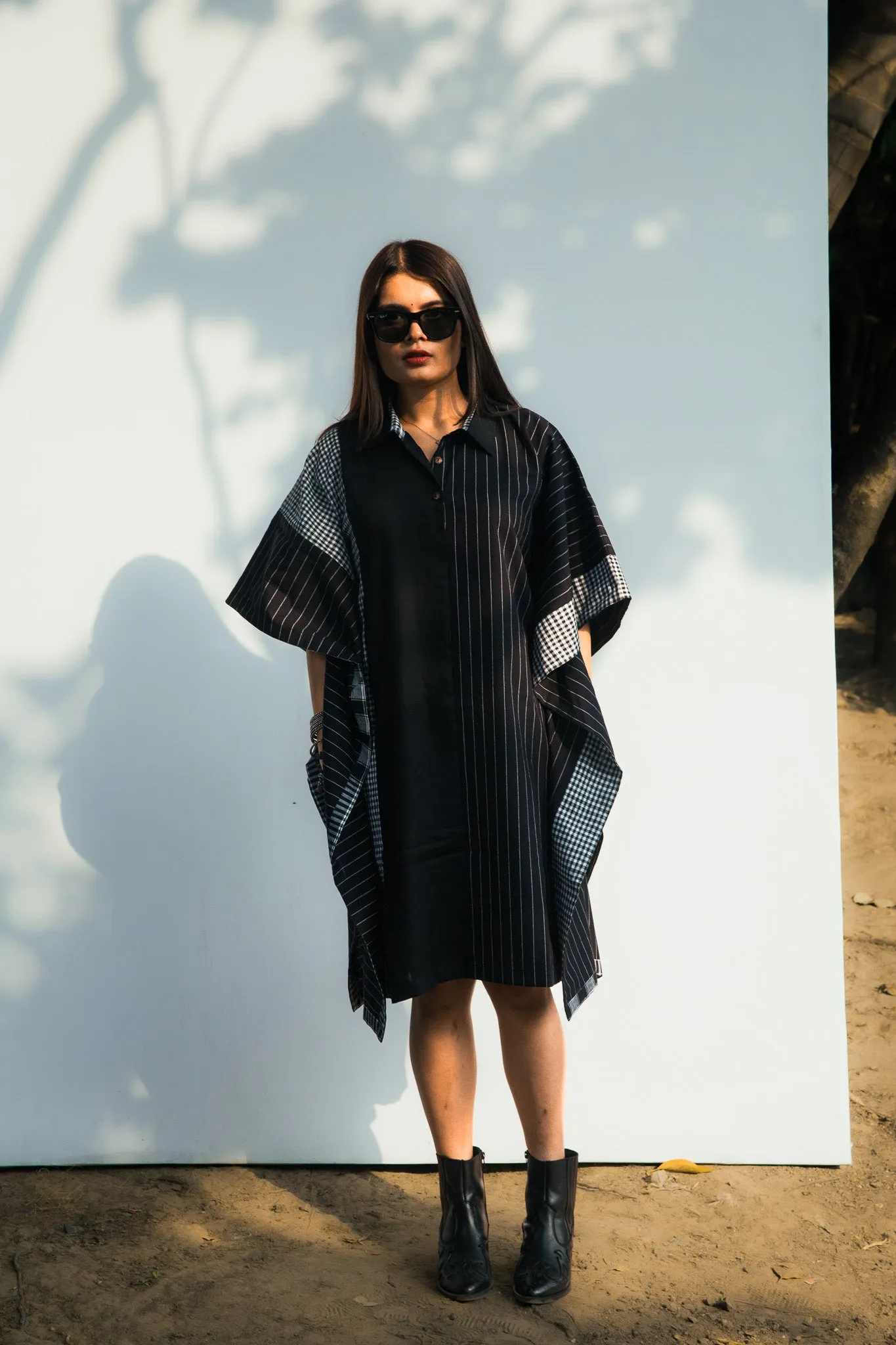 Wingspan Kaftan - Black